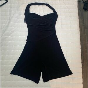 NWT Norma Kamali Cayla jumpsuit romper shorts small a